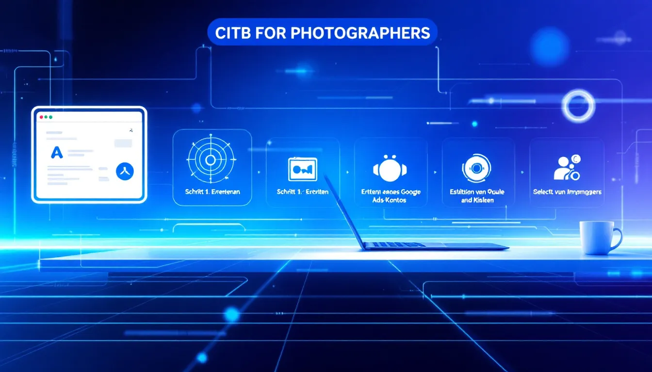 Schritt-für-Schritt-Anleitung zur Einrichtung von Google Ads für Fotografen.